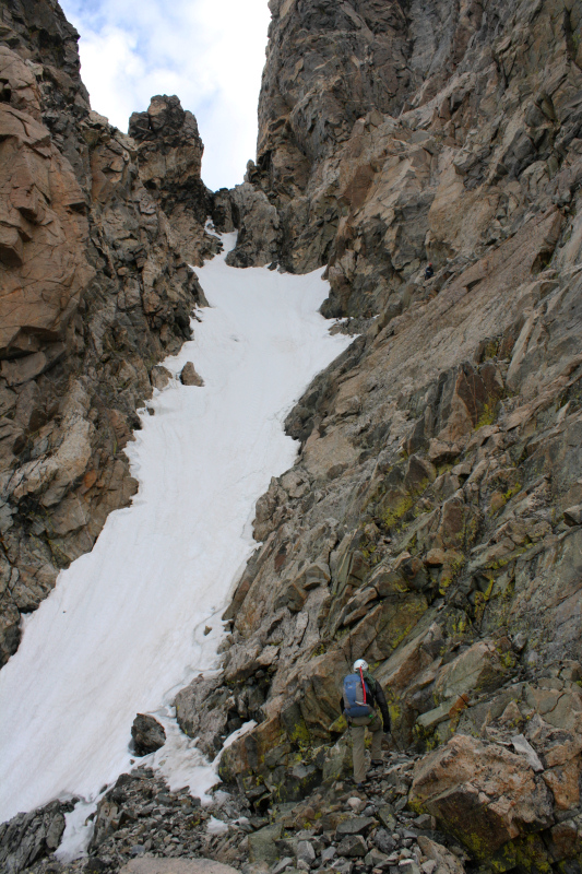 Scrambling on Turret Peak